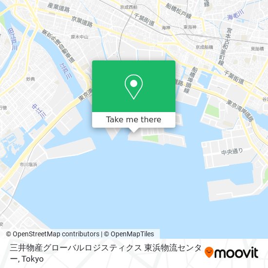 三井物産グローバルロジスティクス 東浜物流センター map