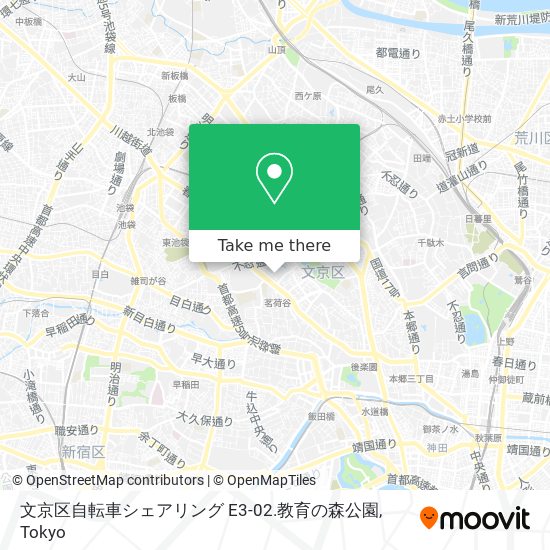 文京区自転車シェアリング E3-02.教育の森公園 map