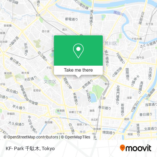 KF- Park 千駄木 map