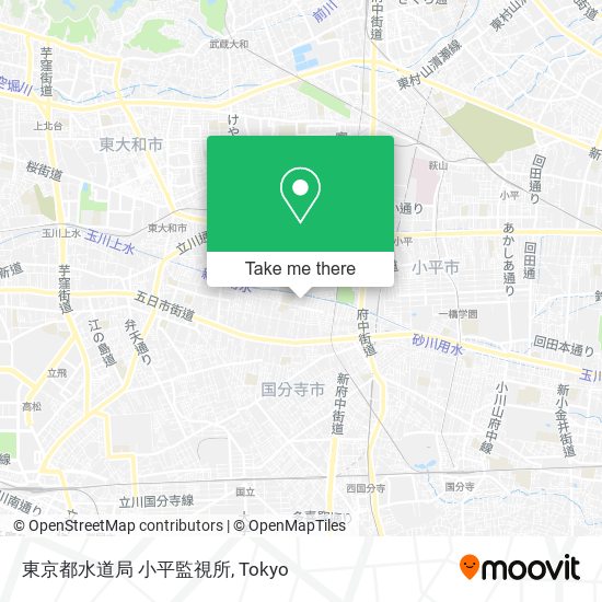 東京都水道局 小平監視所 map