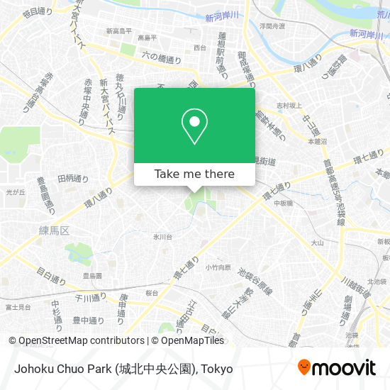 Johoku Chuo Park (城北中央公園) map