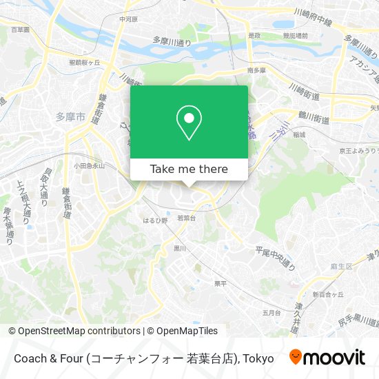 Coach & Four (コーチャンフォー 若葉台店) map