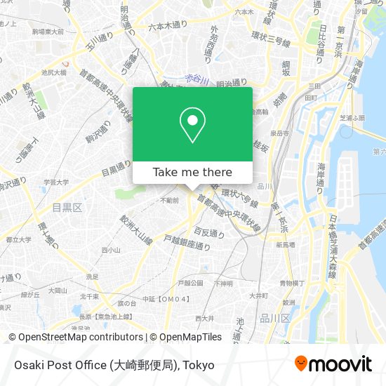 Osaki Post Office (大崎郵便局) map