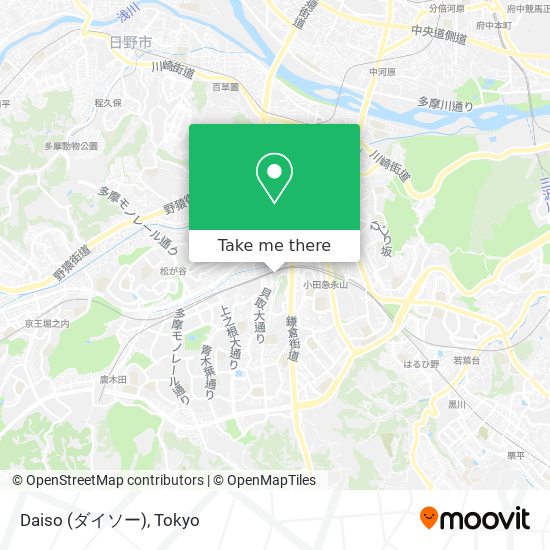 Daiso (ダイソー) map