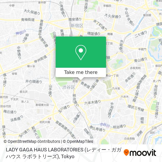 LADY GAGA HAUS LABORATORIES (レディー・ガガ ハウス ラボラトリーズ) map