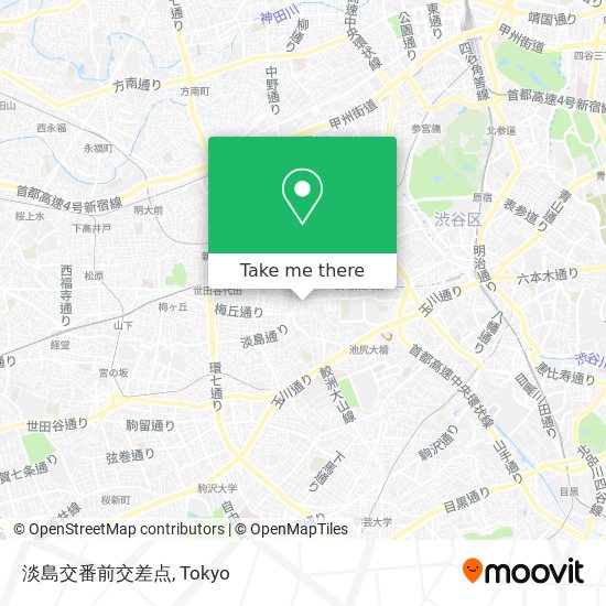 淡島交番前交差点 map