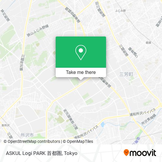 ASKUL Logi PARK 首都圏 map