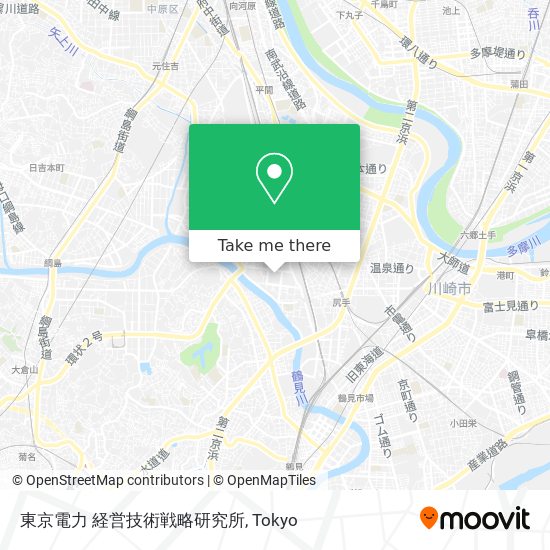 東京電力 経営技術戦略研究所 map