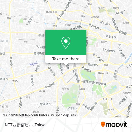 NTT西新宿ビル map