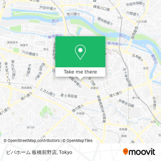 ビバホーム 板橋前野店 map