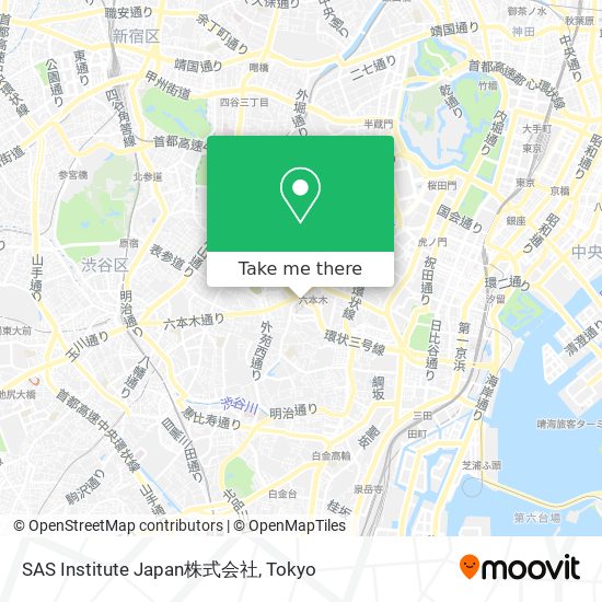 SAS Institute Japan株式会社 map