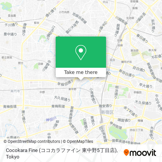 Cocokara Fine (ココカラファイン 東中野5丁目店) map