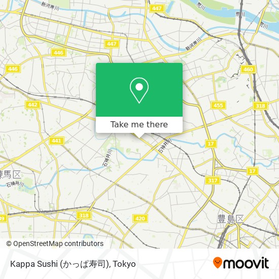 Kappa Sushi (かっぱ寿司) map