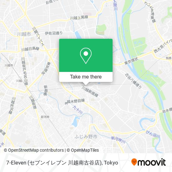 7-Eleven (セブンイレブン 川越南古谷店) map