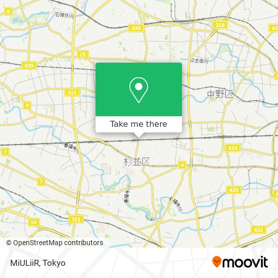 MiULiiR map