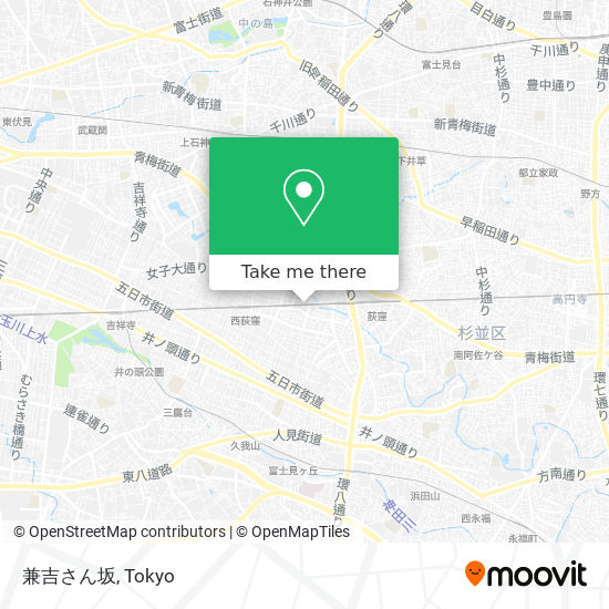 兼吉さん坂 map