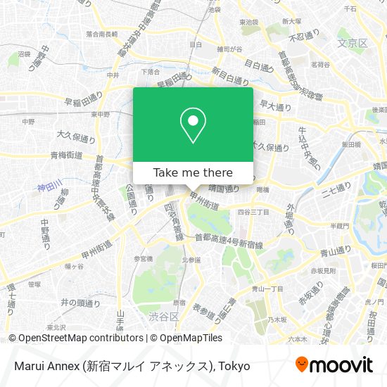 Marui Annex (新宿マルイ アネックス) map