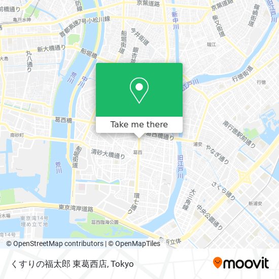 くすりの福太郎 東葛西店 map