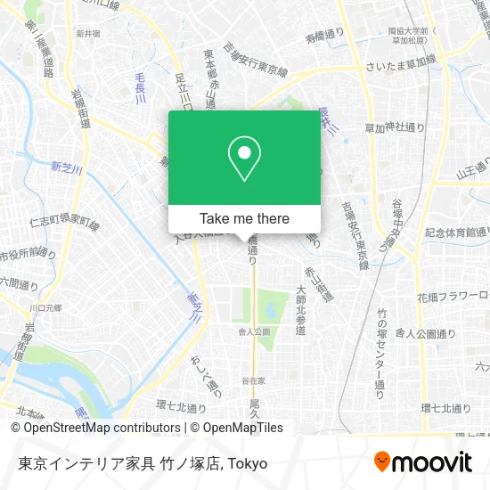 東京インテリア家具 竹ノ塚店 map