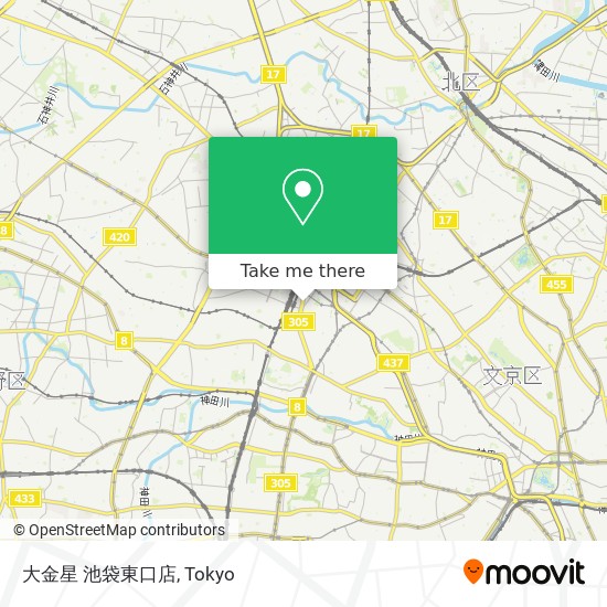 大金星 池袋東口店 map