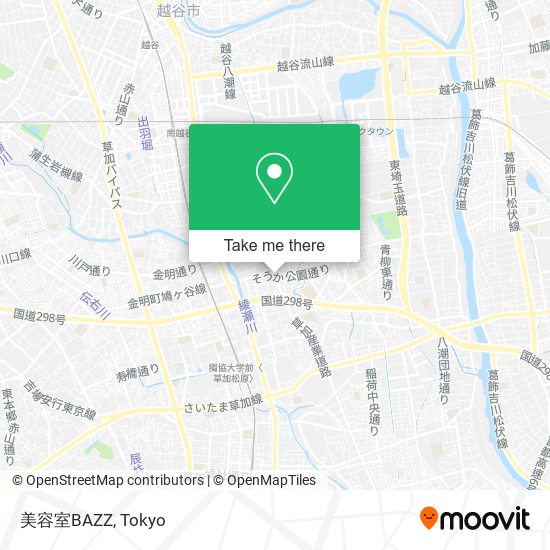 美容室BAZZ map