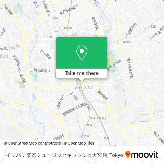イシバシ楽器ミュージックキャッシュ大宮店 map
