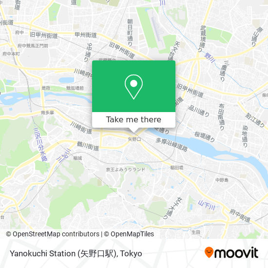 Yanokuchi Station (矢野口駅) map