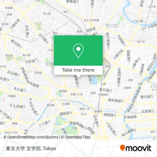 東京大学 文学部 map