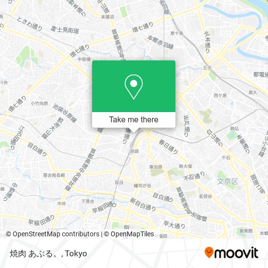 焼肉 あぶる。 map