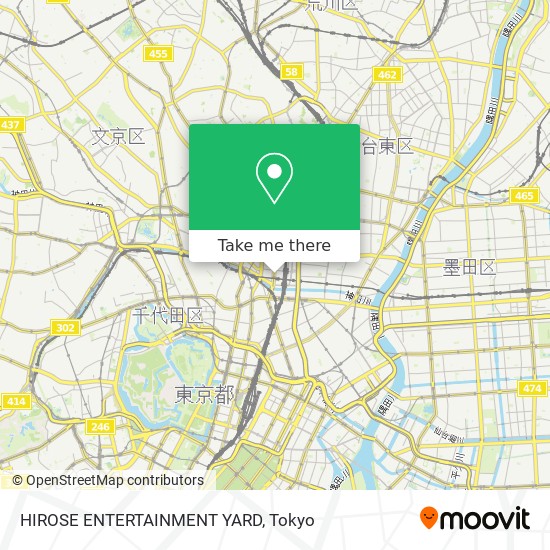 HIROSE ENTERTAINMENT YARD map