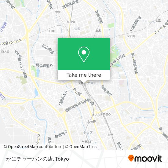 かにチャーハンの店 map