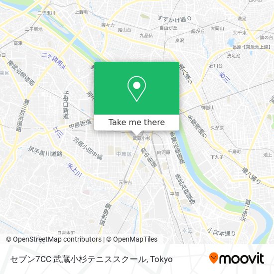 セブン7CC 武蔵小杉テニススクール map