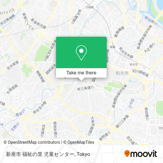 新座市 福祉の里 児童センター map