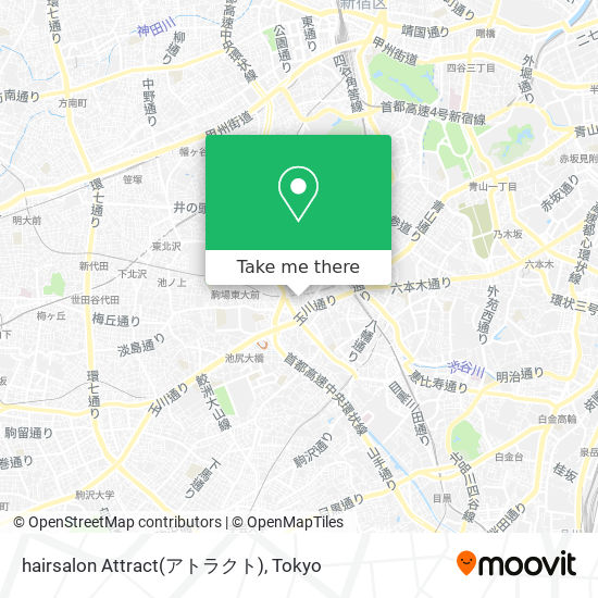 hairsalon Attract(アトラクト) map