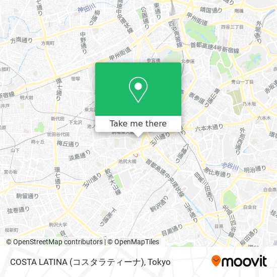 COSTA LATINA (コスタラティーナ) map