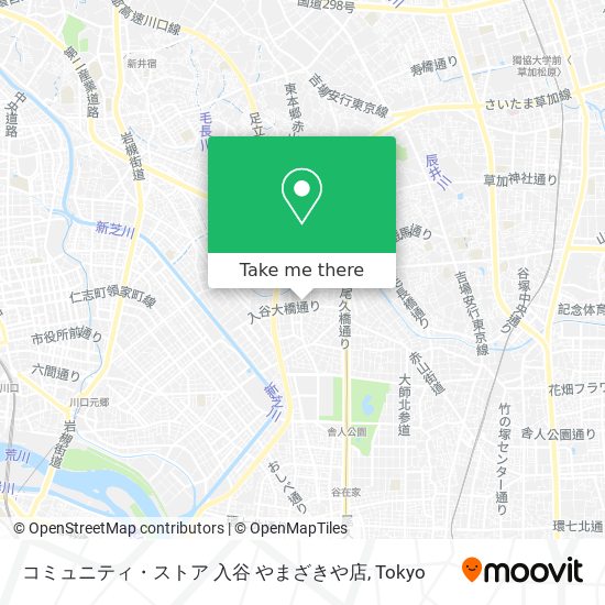 コミュニティ・ストア 入谷 やまざきや店 map