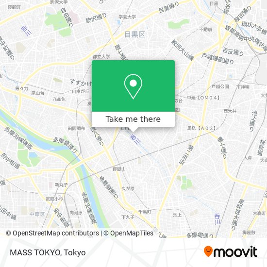 MASS TOKYO map