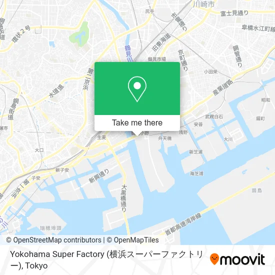 Yokohama Super Factory (横浜スーパーファクトリー) map