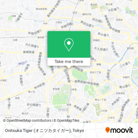 How To Get To Onitsuka Tiger オニツカタイガー In 新宿区 By Bus Or Metro Moovit