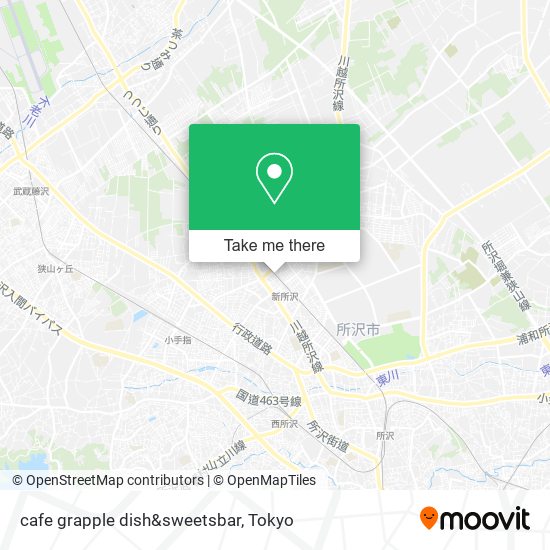 cafe grapple dish&sweetsbar map