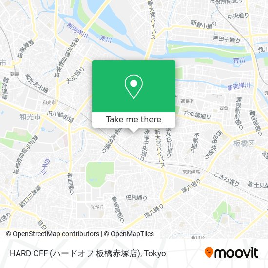 HARD OFF (ハードオフ 板橋赤塚店) map