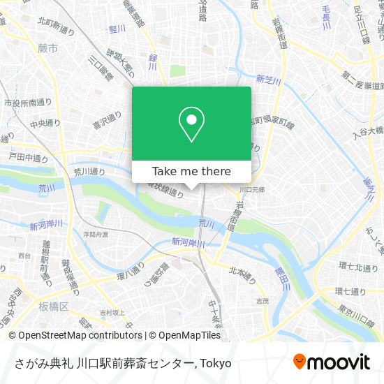 さがみ典礼 川口駅前葬斎センター map