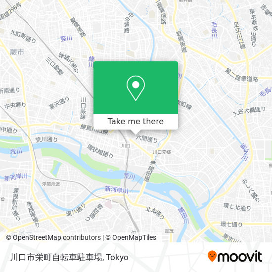 川口市栄町自転車駐車場 map