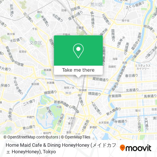 Home Maid Cafe & Dining HoneyHoney (メイドカフェ HoneyHoney) map