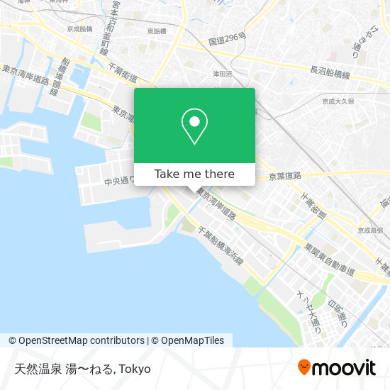 天然温泉 湯〜ねる map