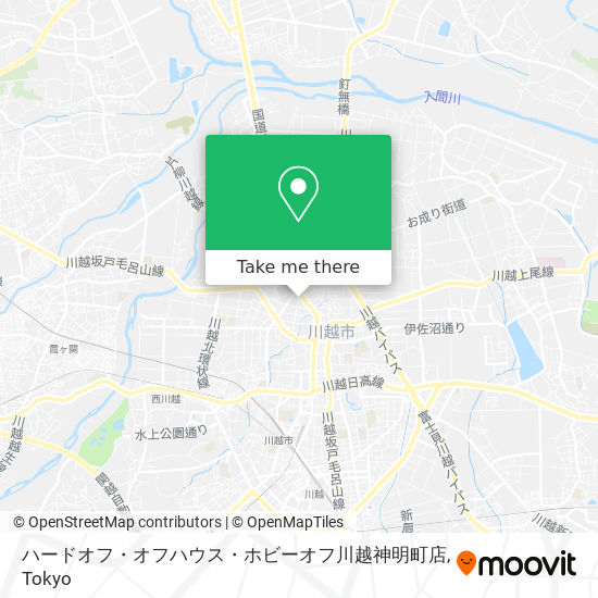 ハードオフ・オフハウス・ホビーオフ川越神明町店 map