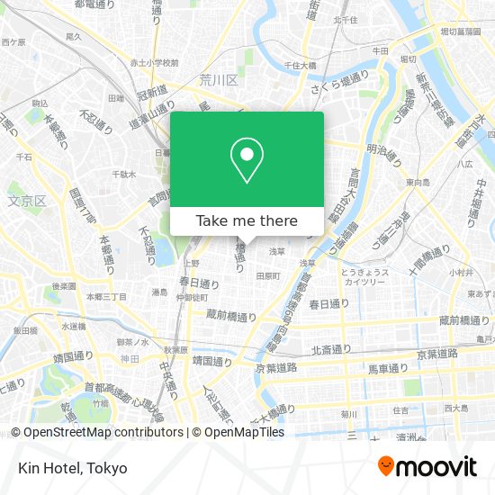 Kin Hotel map