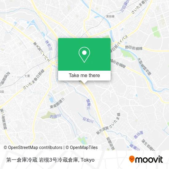 第一倉庫冷蔵 岩槻3号冷蔵倉庫 map