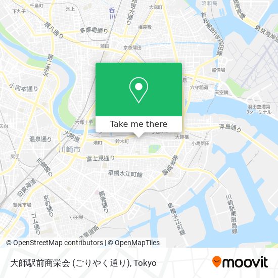 大師駅前商栄会 (ごりやく通り) map