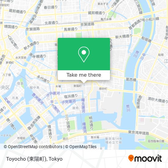 Toyocho (東陽町) map